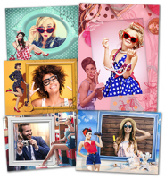 Рамки в ретро-стиле Рамки в ретро-стиле